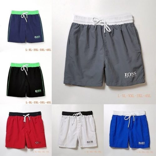 BOSS Color Block Swim Shorts Quick Dry Beachwear Multicolor