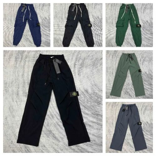 Stone Island Cargo Pants Utility Streetwear Trousers Multicolor