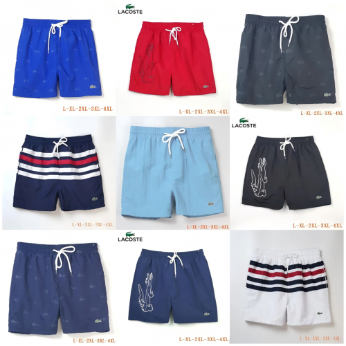 Lacoste Swim Trunks Casual Beach Shorts Multicolor