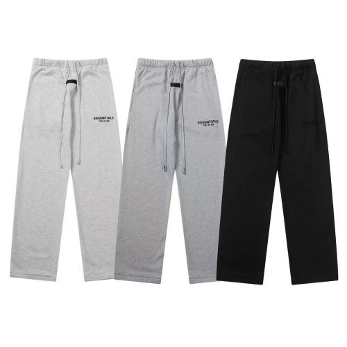 Fear of God Essentials Essentials Oversized Sweatpants Grey and Black