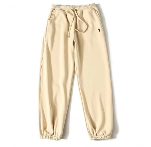 Ralph Lauren Pony Embroidery Casual Joggers Beige