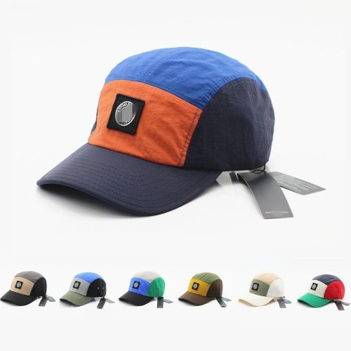 Stone Island Nylon Metal 5-Panel Cap Colorblock Baseball Cap Multicolor