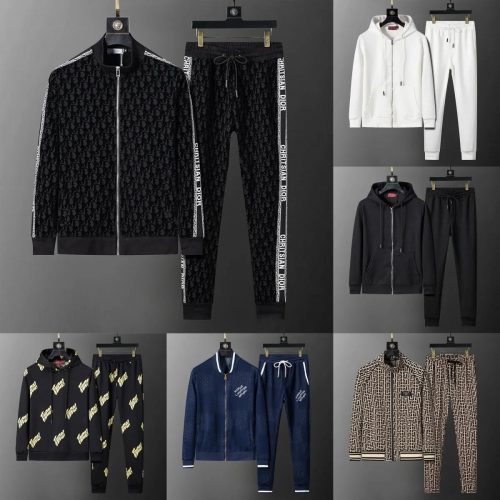 Dior Oblique Tape Monogram Tracksuit Set Black
