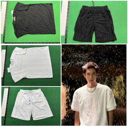 Dior Oblique Jacquard Matching Set Casual Two-Piece Set Black and White