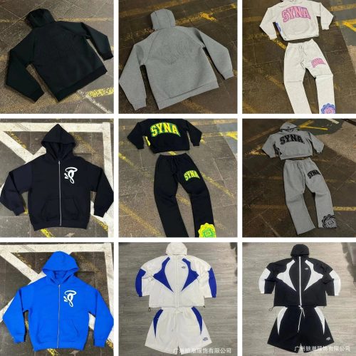 Syna World Syna Streetwear Matching Set Hoodie and Pants Multicolor
