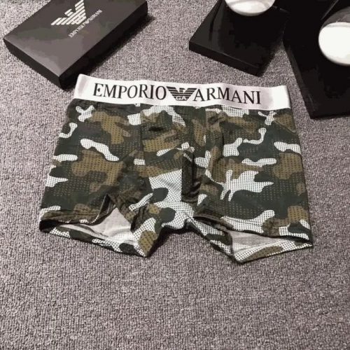 Emporio Armani EA Camo Print Boxer Briefs Green