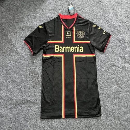 Castore Bayer Leverkusen 2023-24 Champions Soccer Jersey Black