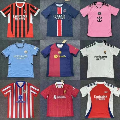 FC Barcelona Barca Home Jersey Soccer Jersey Blue and Red Multicolor