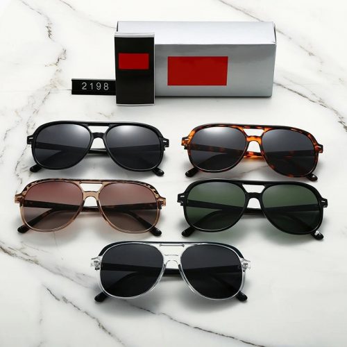 Ray-Ban 2198 Aviator Classic Sunglasses Black and Tortoise