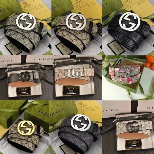 Gucci GG Marmont Iconic Leather Belt Multicolor