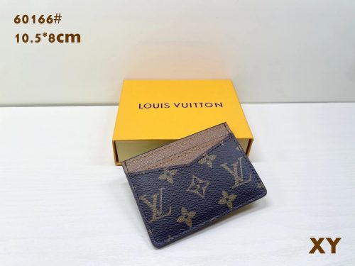 Louis Vuitton LV Monogram Slim Card Holder Brown