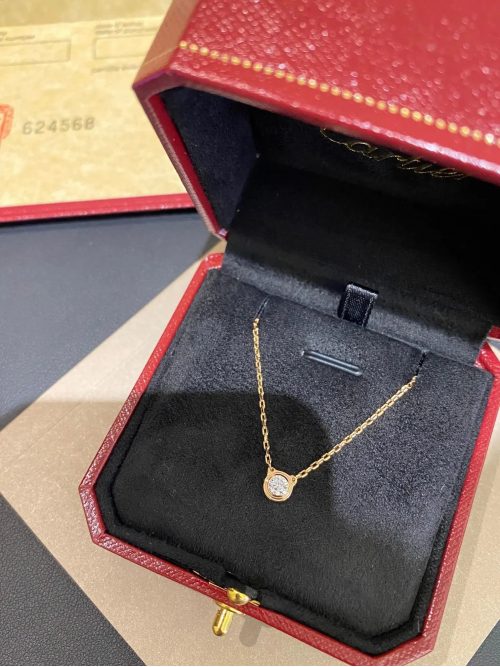 Cartier d'Amour Delicate Diamond Necklace Gold