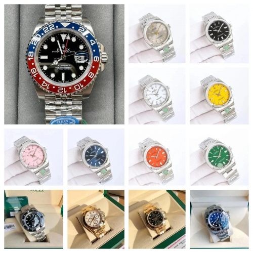 Rolex GMT-Master II Iconic Luxury Watch Silver and Blue and Red