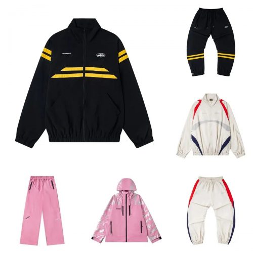 Ultraboost Track Jacket and Pants Set Casual Activewear Black and Yellow