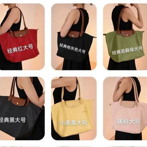 Longchamp Le Pliage Lightweight Nylon Tote Bag Multicolor