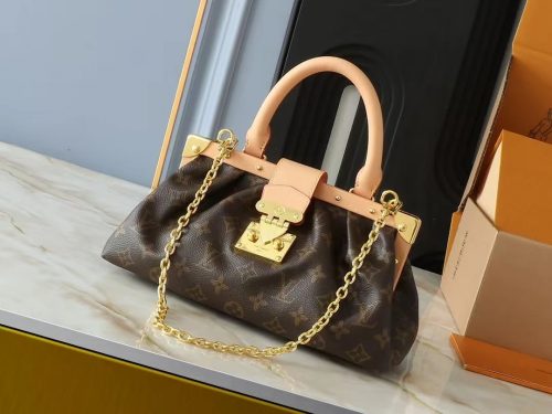 Louis Vuitton LV Bella chic Handbag Brown