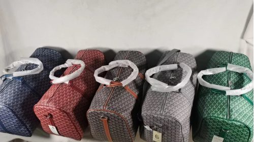 Goyard Boeing 45 Travel Duffle Bag Multicolor