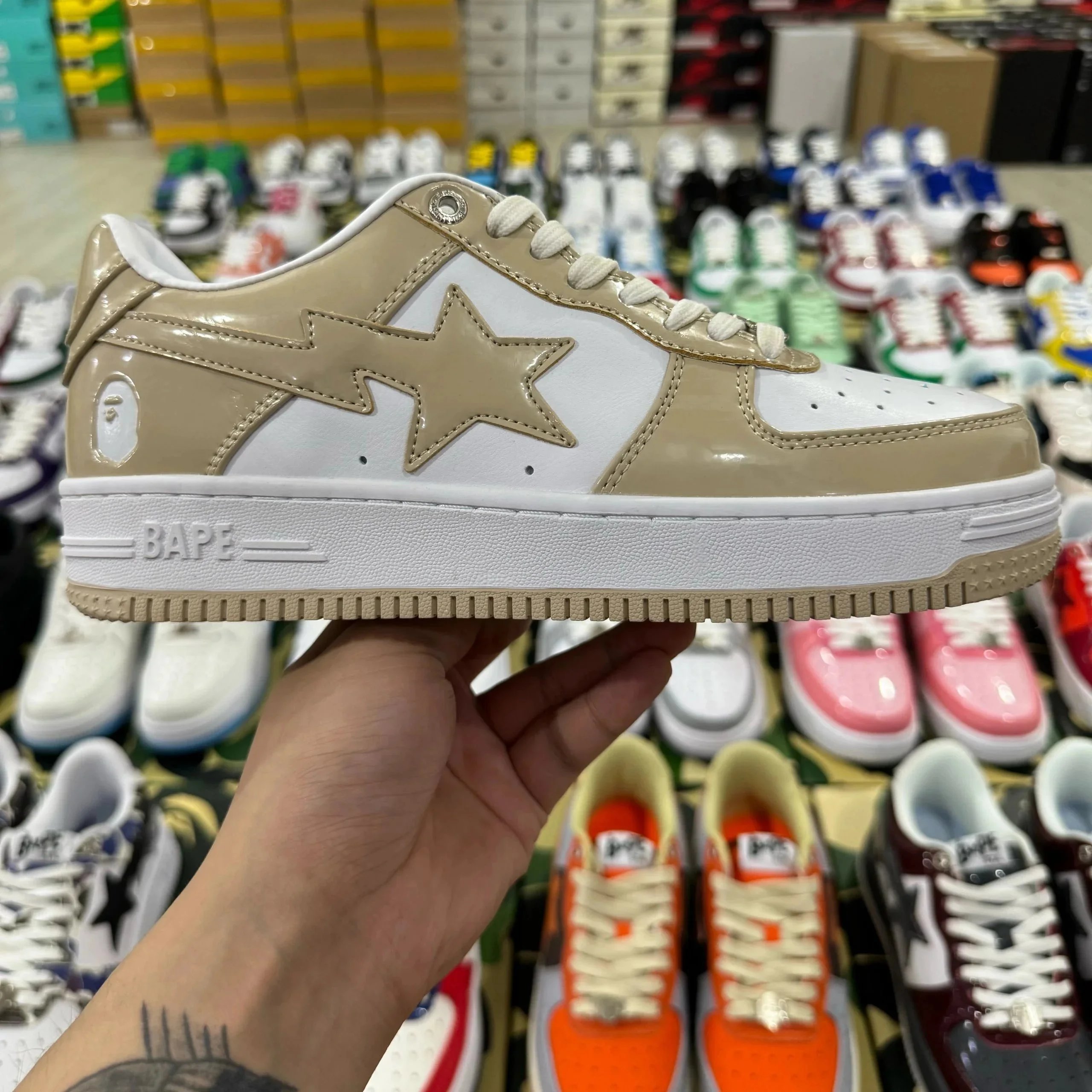 白棕漆皮 白棕漆皮