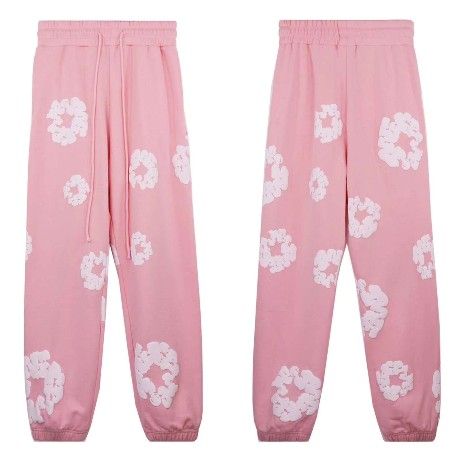粉色裤子