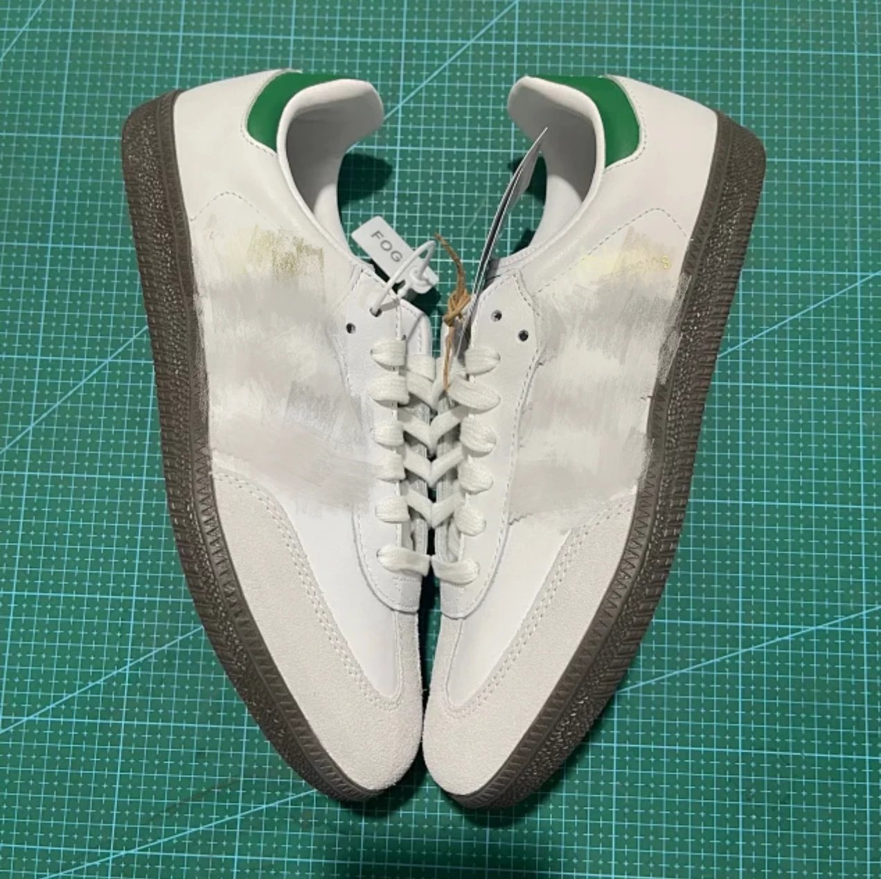 KITH 白绿 头层皮 FX5398