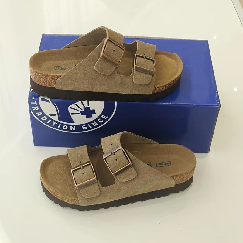 羚羊棕/铅灰色厚底5CM  拍大一码更舒服
