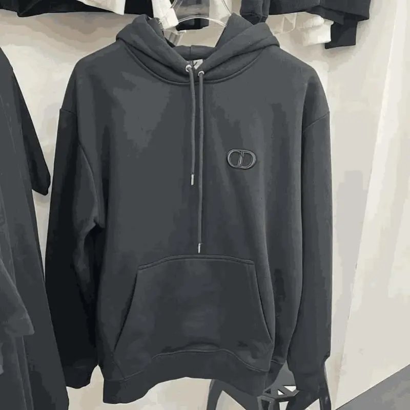 Dior Oblique Casual Hoodie Black