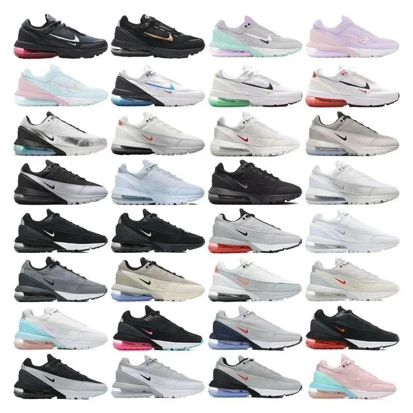 Nike Air Max 270 Running Shoes Lightweight Breathable Black and White