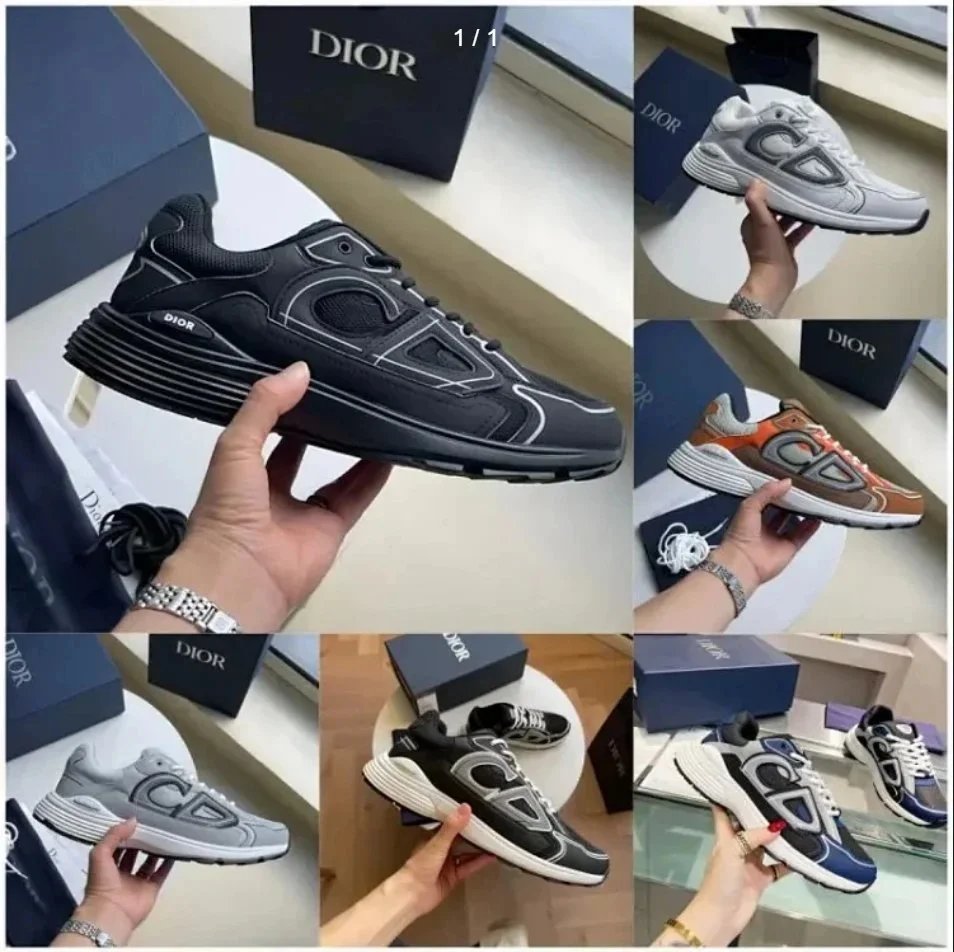 Dior B22 Chunky Sneakers Black